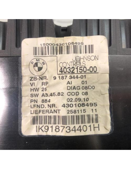 Compteur BMW SERIE 3 E90 PHASE 2 Diesel