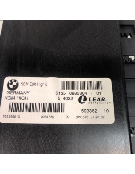 Calculateur BMW SERIE 6 E63 COUPE 