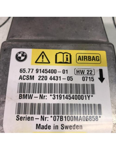 Boitier air bag BMW Z4 E85 ROADSTER PHASE 2 CABRIOLET Essence