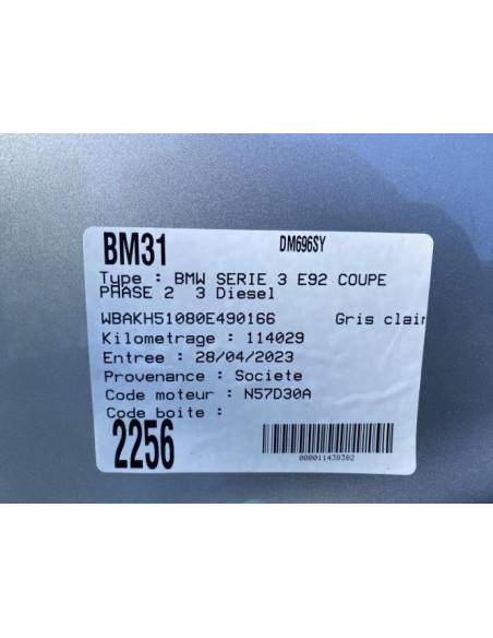 Cardan droit (transmission) BMW SERIE 3 E92 COUPE PHASE 2 Diesel