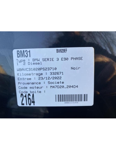 Boite de vitesses BMW SERIE 3 E90 PHASE 1 Diesel