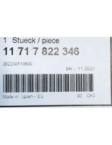 Radiateur EGR BMW SERIE 5 F10 PHASE 2 