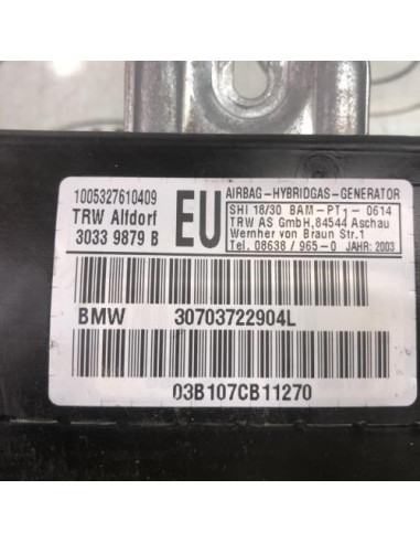 Air bag lateral gauche BMW SERIE 3 E46 TOURING PHASE 1 BREAK Diesel