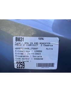 Console central (interieur plastique) BMW Z4 E85 ROADSTER PHASE 2 CABRIOLET Essence 2