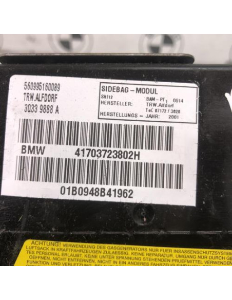 Air bag lateral droit BMW SERIE 3 E46 TOURING PHASE 1 BREAK Diesel