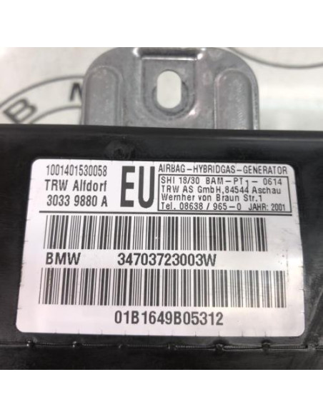 Air bag lateral droit BMW SERIE 3 E46 PHASE 1 Diesel