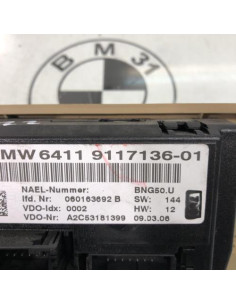 Commande chauffage BMW SERIE 3 E90 PHASE 1 Diesel