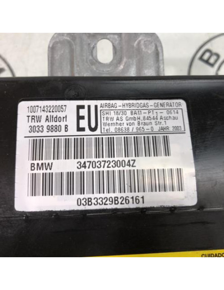 Air bag lateral droit BMW SERIE 3 E46 TOURING PHASE 1 BREAK Diesel