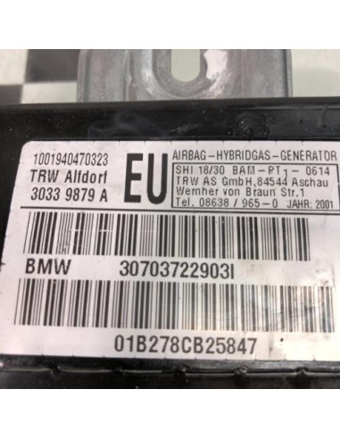 Air bag lateral gauche BMW SERIE 3 E46 PHASE 2 Diesel