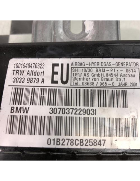 Air bag lateral gauche BMW SERIE 3 E46 PHASE 2 Diesel