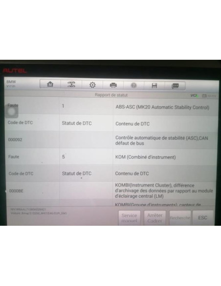 Vanne EGR BMW SERIE 3 E46 PHASE 1 Diesel