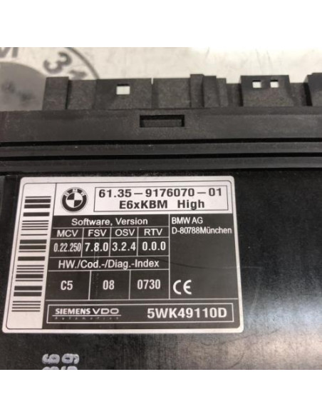 Calculateur BMW SERIE 5 E61 TOURING PHASE 2 BREAK Diesel