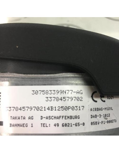 Air bag conducteur BMW SERIE 3 F30 PHASE 1 