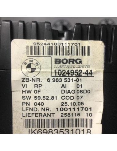 Compteur BMW SERIE 1 E87 PHASE 1 Diesel