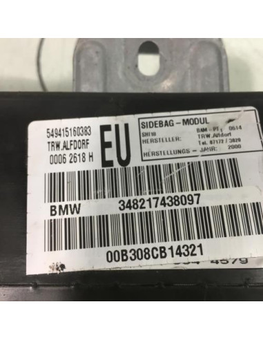 Air bag lateral droit BMW SERIE 3 E46 TOURING PHASE 1 BREAK Essence