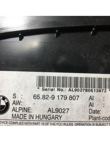 Ecran GPS BMW SERIE 3 E92 COUPE PHASE 1 Diesel