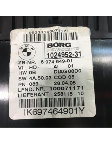 Compteur BMW SERIE 1 E87 PHASE 1 Diesel