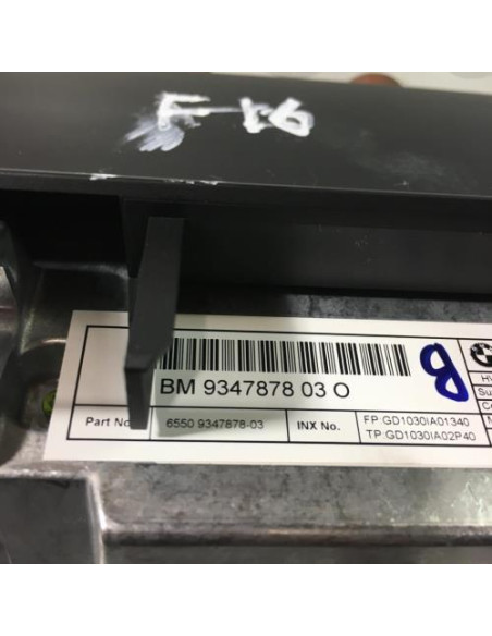 Ecran GPS BMW X6 F16 