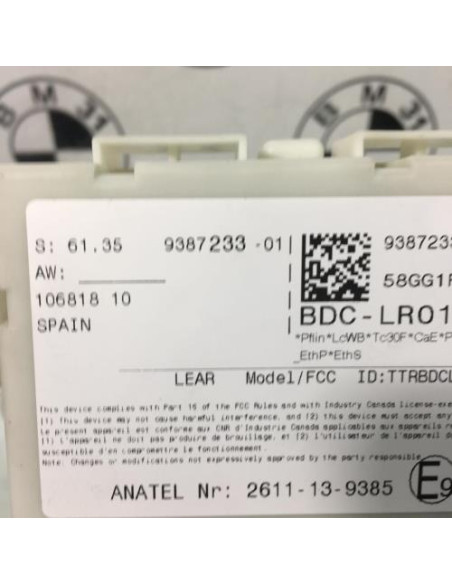 Porte fusible BMW X6 F16 