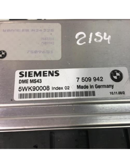 Calculateur moteur BMW X5 E53 Essence