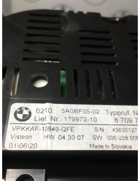 Compteur BMW SERIE 1 F40 