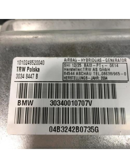 Air bag lateral gauche BMW X3 E83 PHASE 1 Diesel