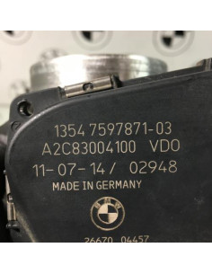 Boitier papillon BMW SERIE 2 F22 COUPE PHASE 1 Essence