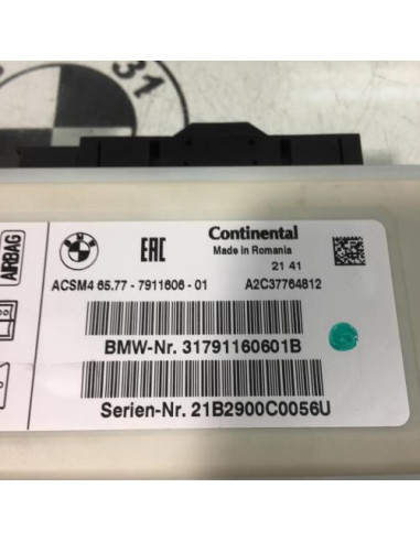 Boitier air bag BMW SERIE 5 F10 PHASE 2 