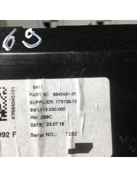 Calculateur BMW SERIE 1 F20 PHASE 2 Diesel