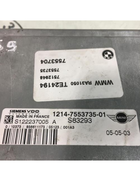 Kit de demarrage MINI MINI 1 R50/R53 PHASE 1 Essence