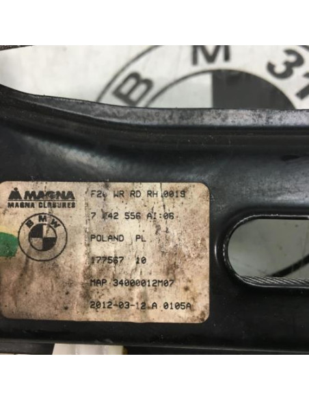 Leve vitre electrique arriere droit BMW SERIE 1 F20 PHASE 1 Diesel