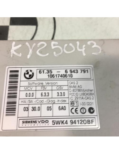 Kit de demarrage BMW SERIE 3 E91 TOURING PHASE 1 BREAK 