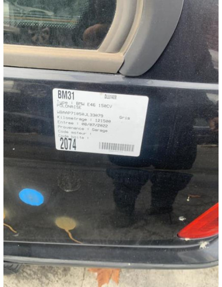 Air bag lateral droit BMW SERIE 3 E46 TOURING PHASE 2 BREAK 