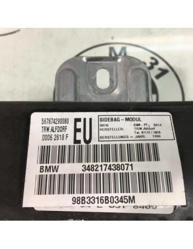 Air bag lateral droit BMW SERIE 3 E46 PHASE 1 Diesel
