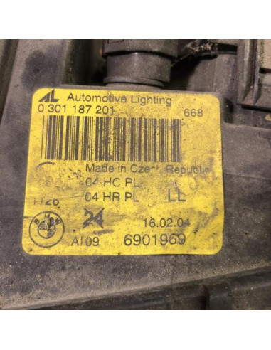 Optique avant principal gauche (feux)(phare) BMW SERIE 3 E46 COMPACT PHASE 1 Diesel