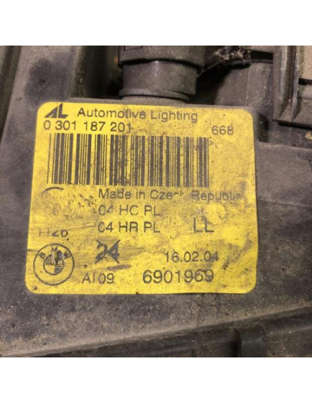 Optique avant principal gauche (feux)(phare) BMW SERIE 3 E46 COMPACT PHASE 1 Diesel