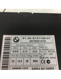Calculateur BMW SERIE 3 E90 PHASE 1 