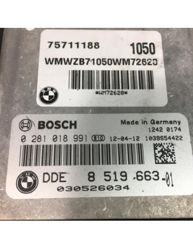 Calculateur MINI MINI 2 R60 COUNTRYMAN BREAK Diesel