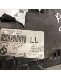 Optique avant principal gauche (feux)(phare) BMW SERIE 3 E46 TOURING PHASE 1 BREAK Diesel 2