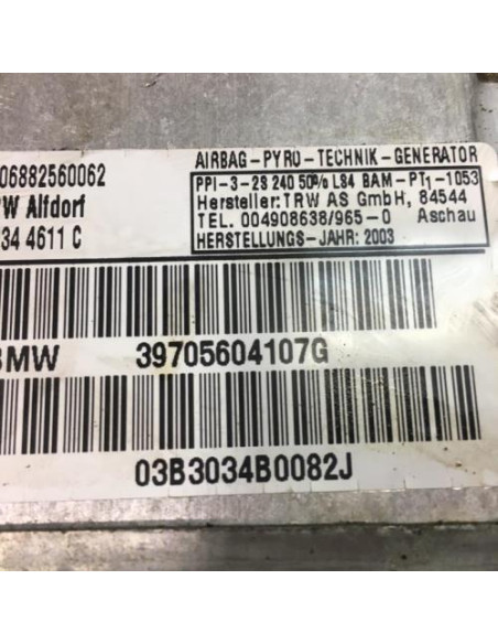 Air bag passager BMW X3 E83 PHASE 1 Essence