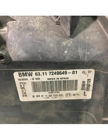 Optique avant principal gauche (feux)(phare) BMW SERIE 1 E87 PHASE 2 Diesel