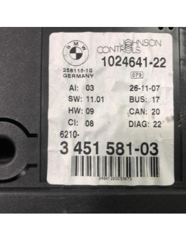 Compteur BMW X3 E83 PHASE 2 Diesel