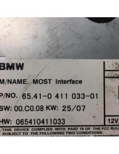 Calculateur BMW SERIE 3 E92 COUPE PHASE 1 Diesel