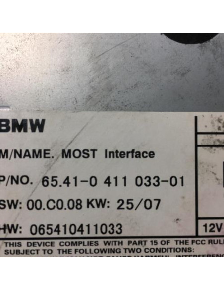 Calculateur BMW SERIE 3 E92 COUPE PHASE 1 Diesel