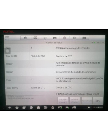 Compteur BMW SERIE 3 E46 PHASE 1 Diesel