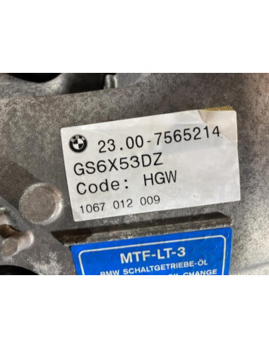 Boite de vitesses BMW SERIE 3 E92 COUPE PHASE 1 Diesel