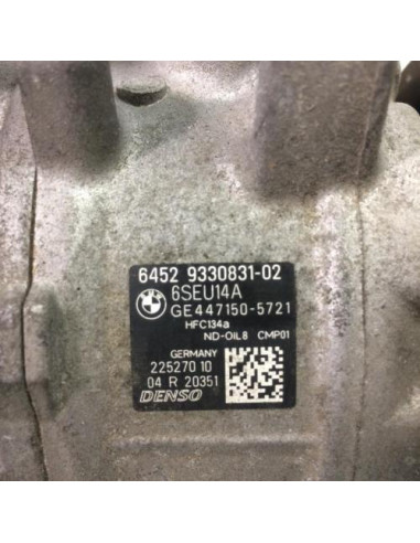 Compresseur clim BMW SERIE 1 F20 PHASE 1 