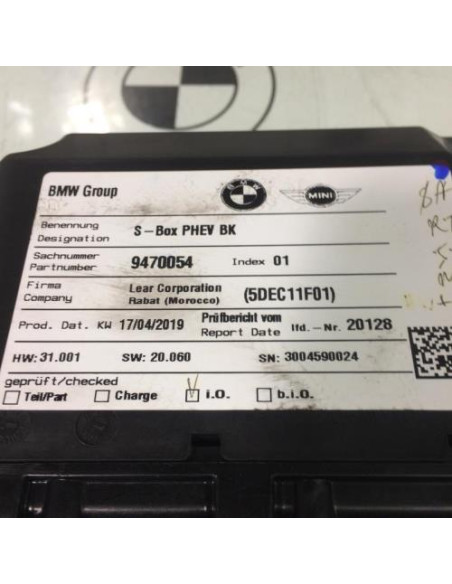 Batterie BMW SERIE 3 G20 