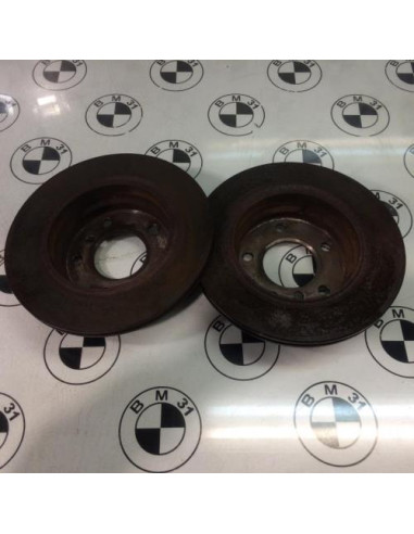 Paire de disques arriere (freinage) BMW SERIE 3 E46 COMPACT PHASE 2 Diesel