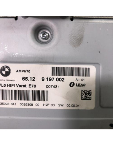 Amplificateur audio BMW X6 E71 PHASE 1 Essence